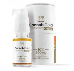 CannabiGold kuldne õli 5% CBD 500mg 10g