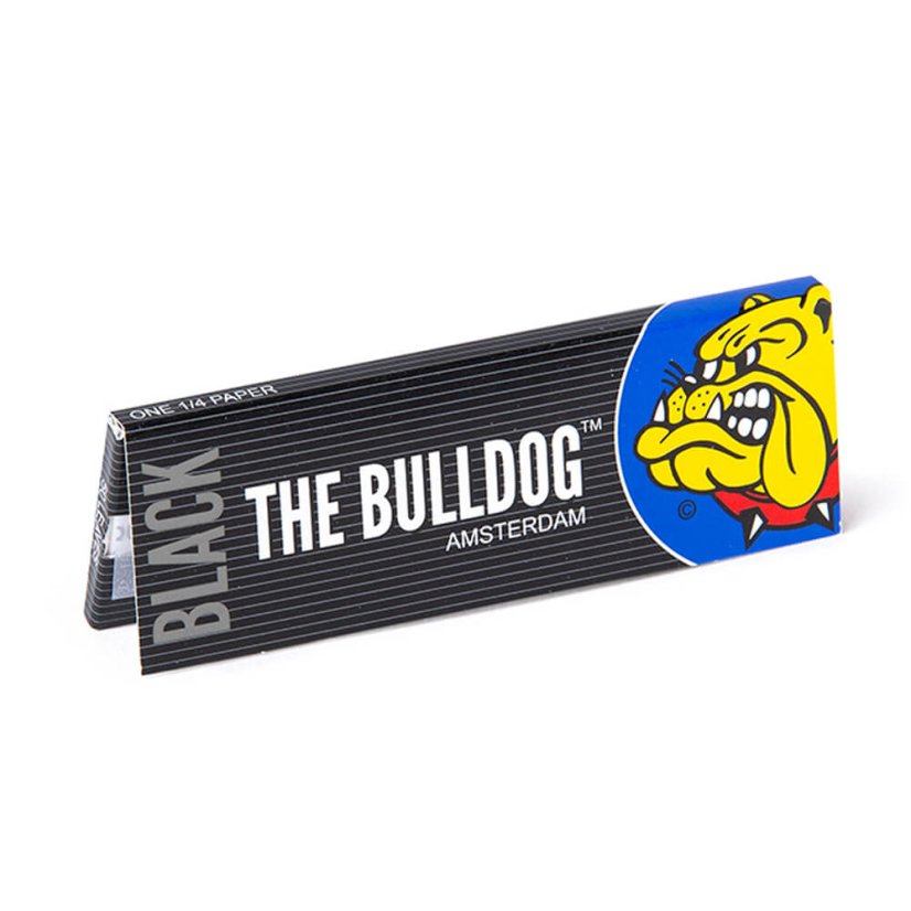 The Bulldog Black Small Rolling Papers 1/4 (25 stk / display)