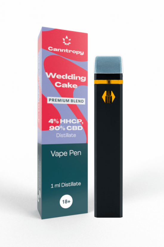 Canntropy HHC-PO Blend Vape Pen საქორწინო ტორტი, HHC-P 4%, CBD 90%, 1მლ