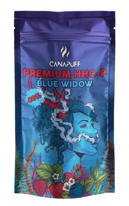 CanaPuff - BLUE WIDOW 40% - Premium HHC - P ყვავილები, 1გ - 5გ