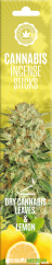 Ароматичні палички Cannabis Dry Cannabis & Lemon - картон (6 упаковок)