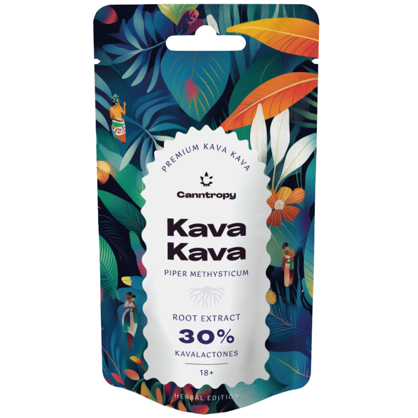 Canntropy Extrato de raiz de Kava Kava (Piper methysticum) 30% Kavalactonas, 5g - 100g