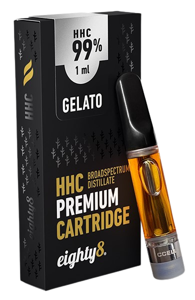 Eighty8 HHC kasetė Gelato - 99% HHC, 1 ml