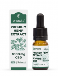 Enecta CBD Konopný olej 10%, 1000 mg, 10 ml