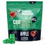 Cannabis Bakehouse Bonbons gélifiés aux fruits CBD - Pomme, 30 g, 22 pièces X 4 mg CBD