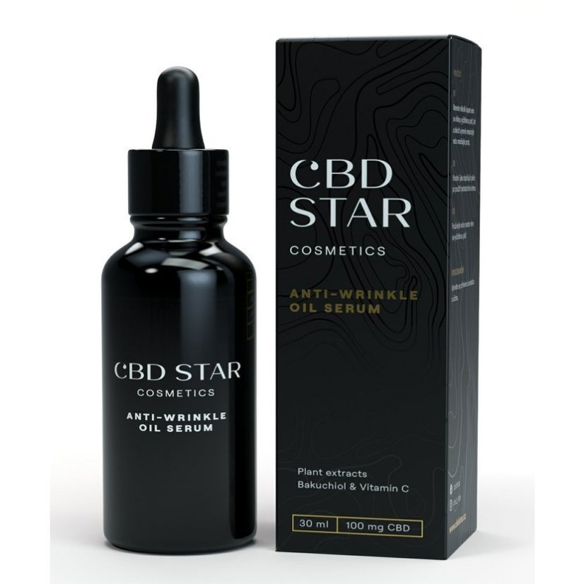 CBD Star Anti-hrukkuolíusermi, 100 mg CBD, 30 ml