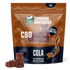 Cannabis Bakehouse Kẹo dẻo trái cây CBD - than cốc, 30g, 22 chiếc x 4 mg CBD