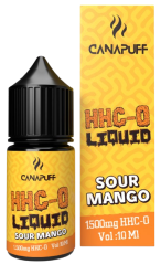 CanaPuff HHC-O Mango ácido líquido, 1500 mg, 10 ml