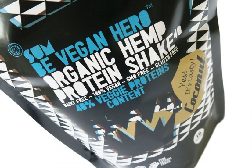 SUM Konopljin proteinski napitek Be Vegan Hero Coconut 200g