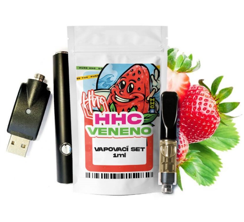 Czech CBD HHC rinkinio baterija + kasetė Veneno, 94 %, 1 Jr