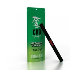 Kush Vape CBD Vape Pen Girl Scout Cookies 2.0, 200 mg CBD - näyttölaatikko 10 kpl