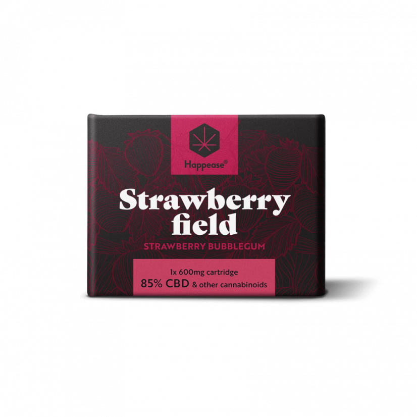 Happease Cartuș CBD Strawberry Field 600 mg, 85 % CBD