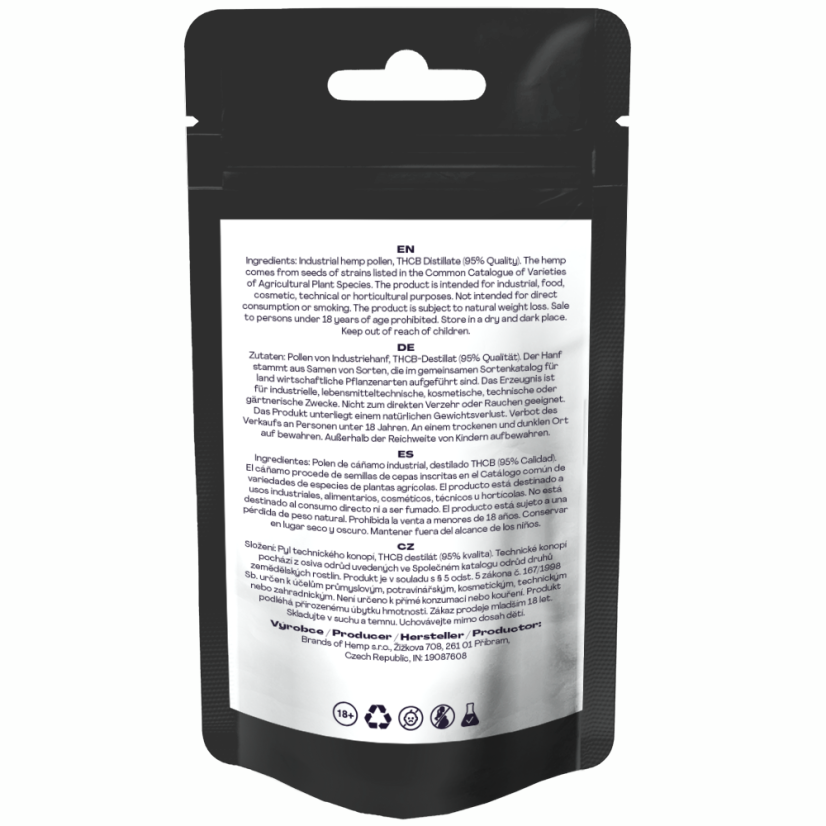 Canntropy THCB Hash Cannaloupe Haze, THCB 95% kakovosti, 1 g - 5 g