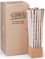 The Original Cones, Cones Bio Organic Hemp King Size De Luxe Bulk Box 800 kpl