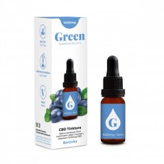 Green Pharmaceutics CBD Blueberry Tincture - 10%, 1000mg, 10ml