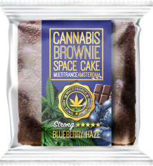 Cannabis Blueberry Haze Brownie (Forte Sabor Sativa) - Caixa (24 embalagens)
