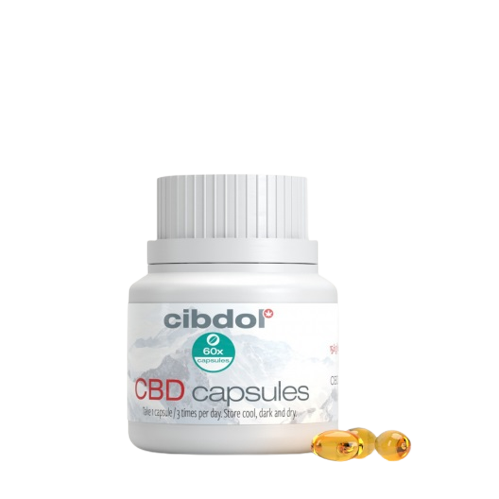 Cibdol Gel κάψουλες 15% CBD, 1500 mg CBD, 60 κάψουλες