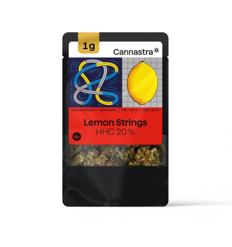 Cannastra HHC Flor Limón Hilo 20 %, 1 g - 10 g