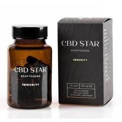 CBD Star Medicinálne huby s CBD - Immunity Adaptogens, 30 kapsúl