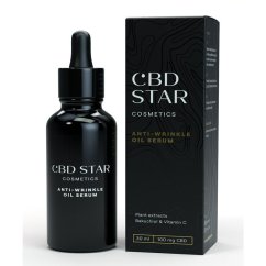CBD Star Soro de óleo antirrugas, 100 mg CBD, 30 ml