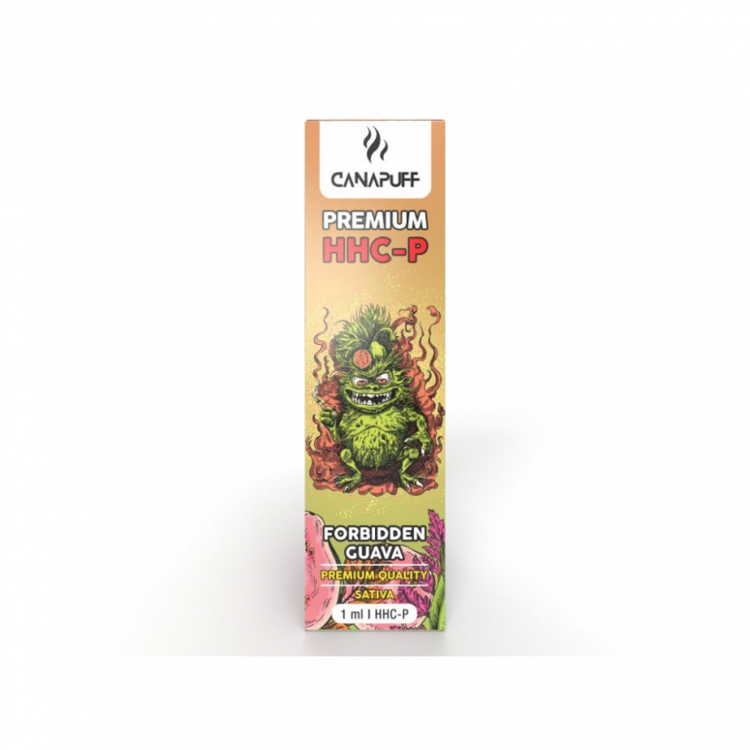 CanaPuff FORBIDDEN GUAVA 96 % HHCP - Еднократна писалка за вейп, 1 ml