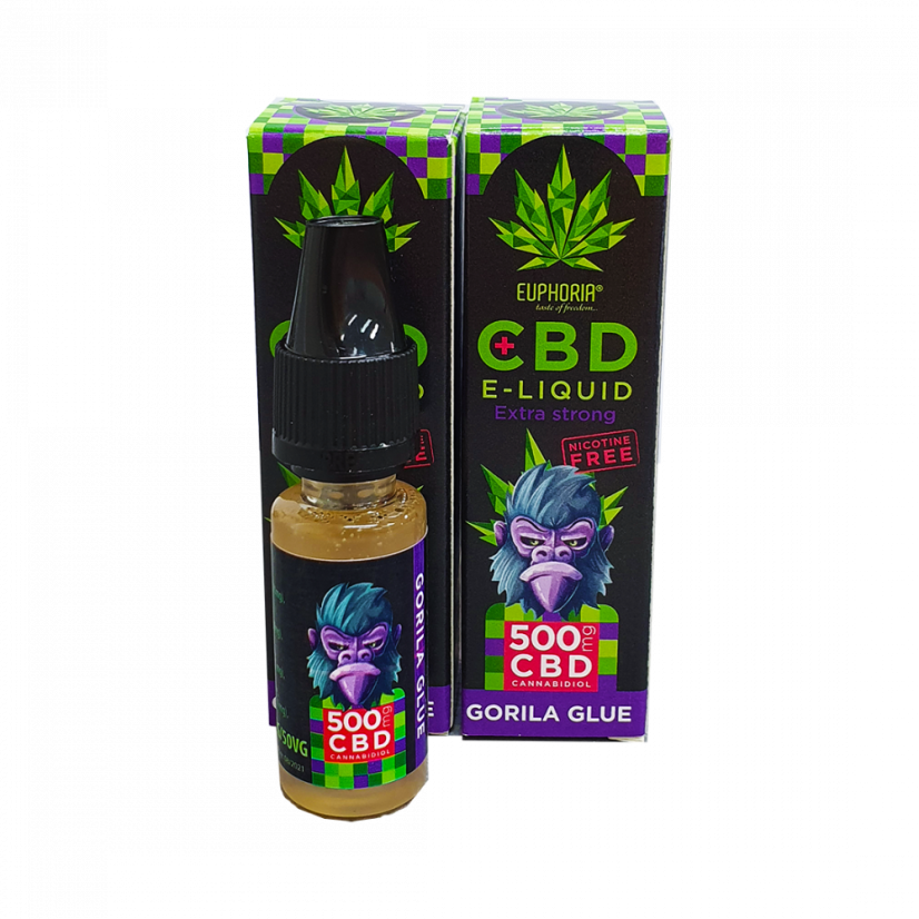 Euphoria CBD E-Liquid Gorilla Glue 10 мл, 500 мг CBD