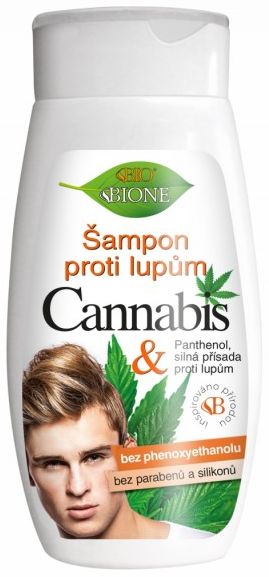 Bione CANNABIS antimjällschampo för män, 260 ml