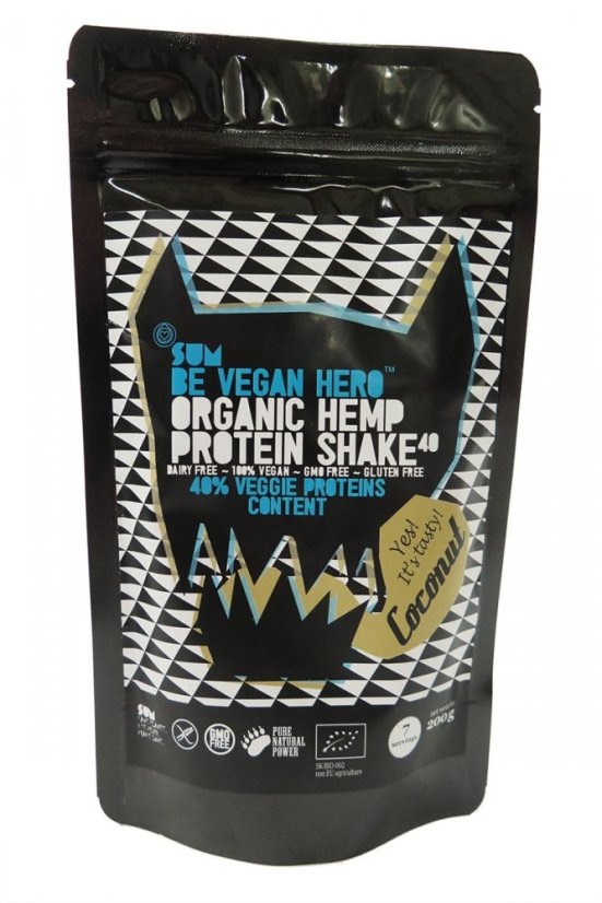 SUM Shake de proteína de cânhamo Be Vegan Hero Coco 2500g