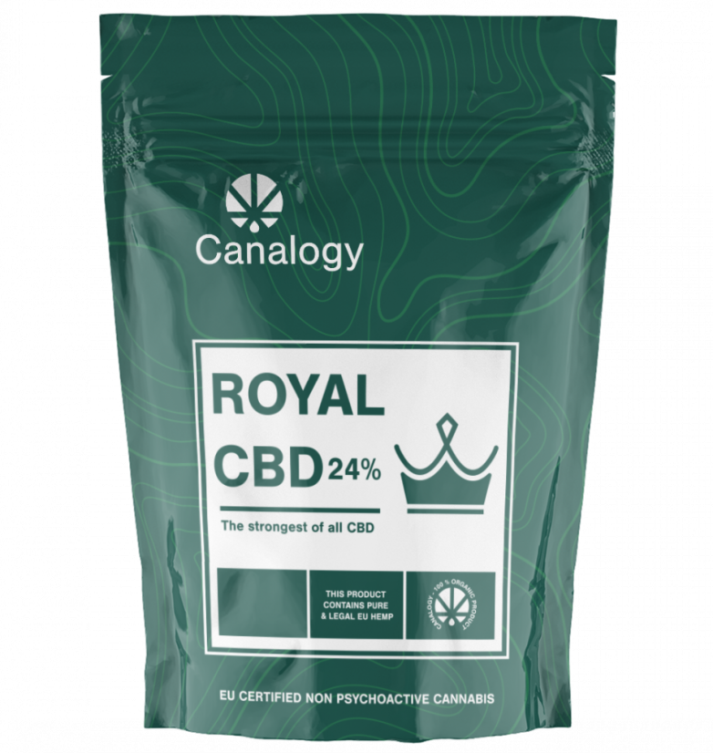 Canalogy CBD Hoa gai Royal 24%, 1 g - 1000 g