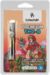 CanaPuff Cartucho de THCB Candy Cane Kush, THCB 79 %, 1 ml
