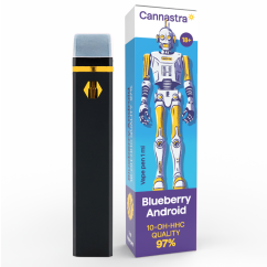 Cannastra 10-OH-HHC Vape Pen Blueberry Android, 10-OH-HHC 97% якості, 1 мл