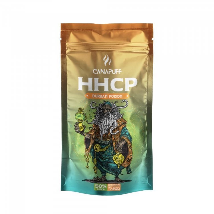 CanaPuff HHCP cvet DURBAN POISON, 50 % HHCP, 1 g - 5 g