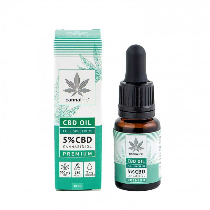 KANALIN CBD Hampolja 5%, 500 mg, 10 ml