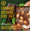 Embalagem Deluxe de Brownie de Avelã e Cannabis (Sabor Sativa Médio) - Caixa (24 pacotes)