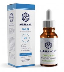 Alpha-CAT CBD Konopný olej 4%, 30 ml, 1200 mg
