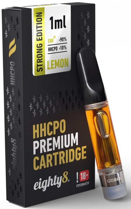 Eighty8 HHCPO patron erős prémium citrom, 10% HHCPO, 1 ml