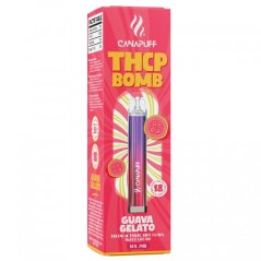 CanaPuff BOMB Guava Gelato 0,8 g THCp – vienkartinis vape rašiklis, 2 ml