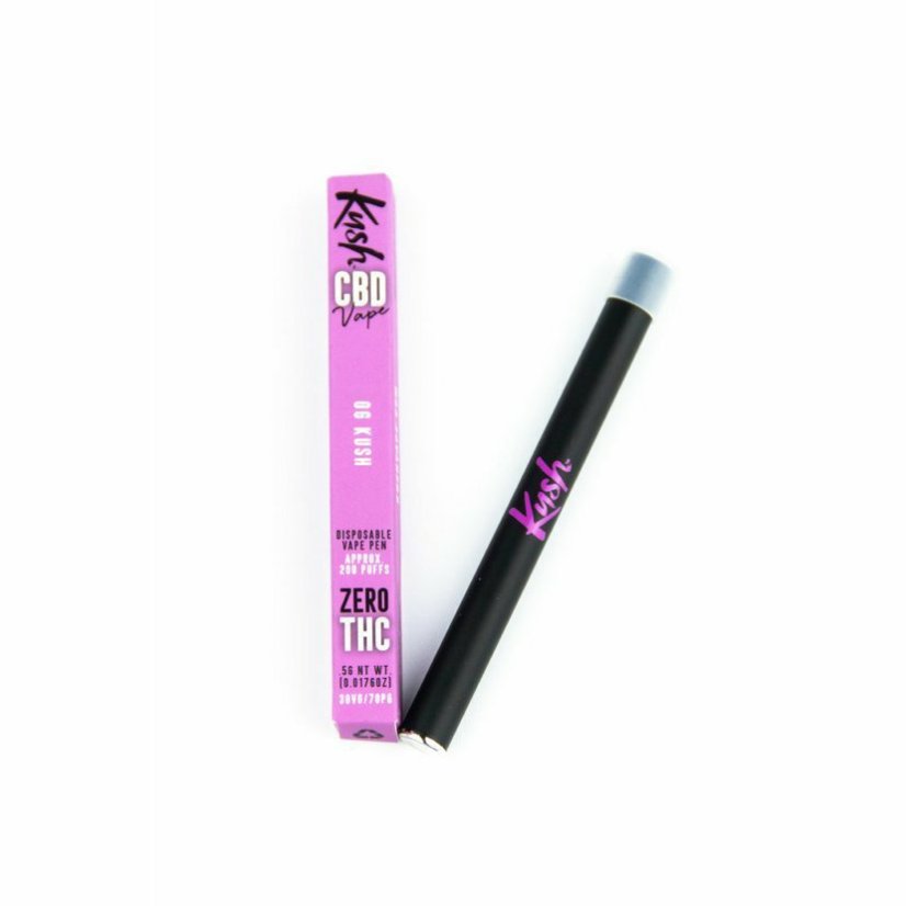 Kush Vape CBD Vaporizer Pen, OG Kush, 200 mg CBD - 20 kosov / škatla