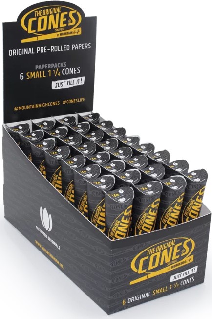 The Original Cones, Cones Original Small 1¼ 6x Gói giấy Hiển thị 32 chiếc