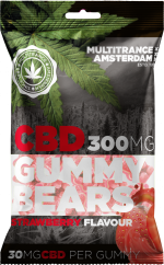 CBD Gummy Bears с вкус на ягода (300 mg), 40 торбички в кашон