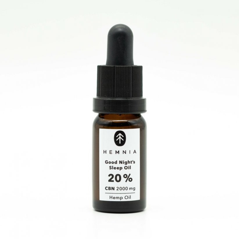 Hemnia Good Night´s Sleep Hemp oil 20%, 2000 mg CBN, 250 mg CBD, 10 ml