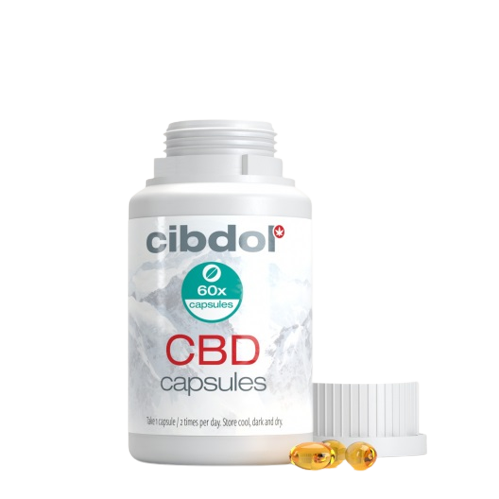 Cibdol Gelkapsler 40 % CBD, 4000 mg CBD, 60 kapsler