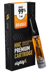 Eighty8 HHC kārtridžs Oranžs - 99% HHC, 1 ml