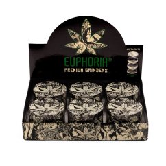 Euphoria Metal Grinders Mystical 63 mm, 4 pieces - Display Box with 6 pieces
