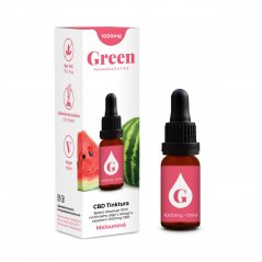 Green Pharmaceutics CBD Tinctură de pepene verde – 10%, 1000 mg, 10 ml
