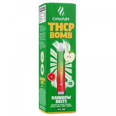 CanaPuff Thắt lưng cầu vồng BOMB 0,8 g THCp - Bút vape dùng một lần, 2 ml