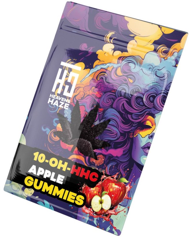 Heavens Haze Kẹo dẻo táo 10-OH-HHC, 3 chiếc