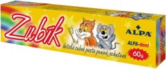 Pasta de dientes para niños Alpa-Dent 60 g, paquete de 10 piezas