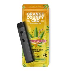 Orange County CBD Lemonade con penna Vape, 600 mg di CBD, 1 ml