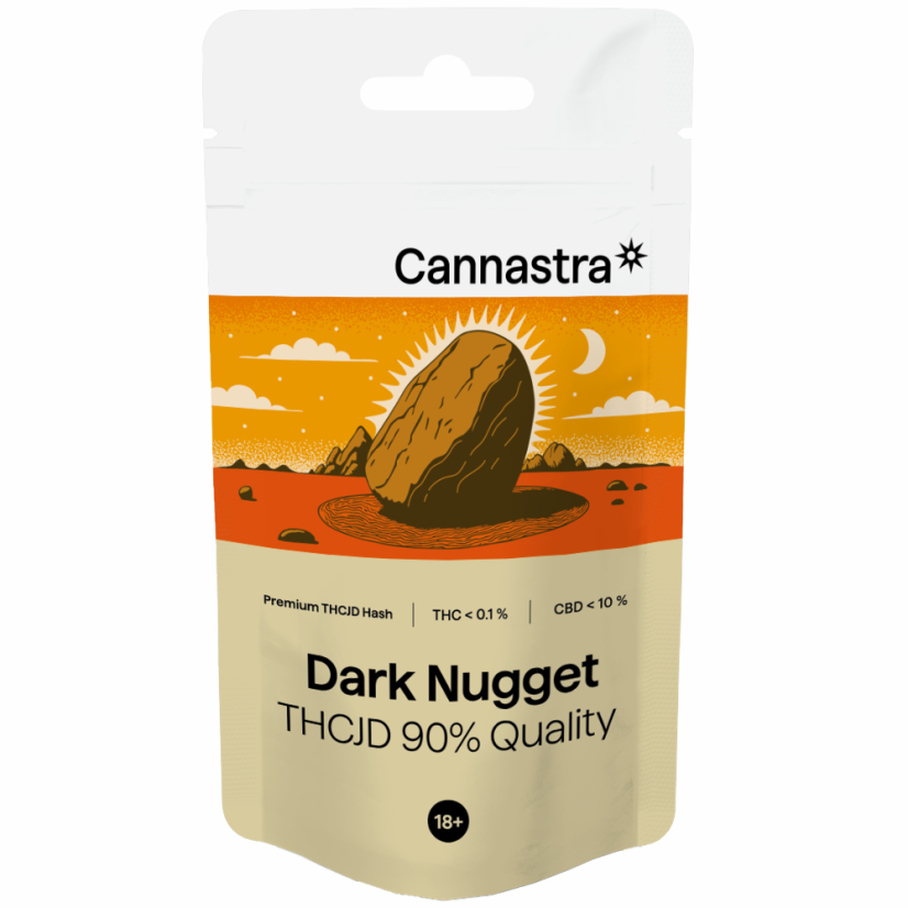 Cannastra THCJD Hash Dark Nugget, THCJD 90% calitate, 1g - 100g